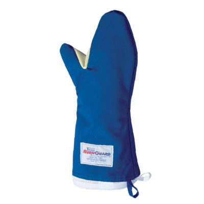 BurnGuard Nomex Oven Glove Kevlar Fiber Puppet Palm 12L Blue